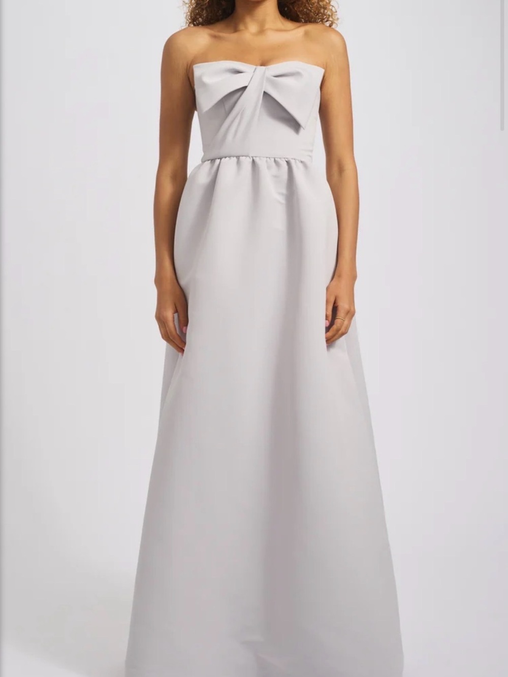 Elegant Amsale Dusk Blue Bridesmaid Dress